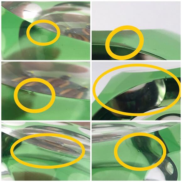 Perthshire 1983G Ducks in the Pond 3D Faceted Flash Overlay Hollow Paperweight - Picture 10 of 16